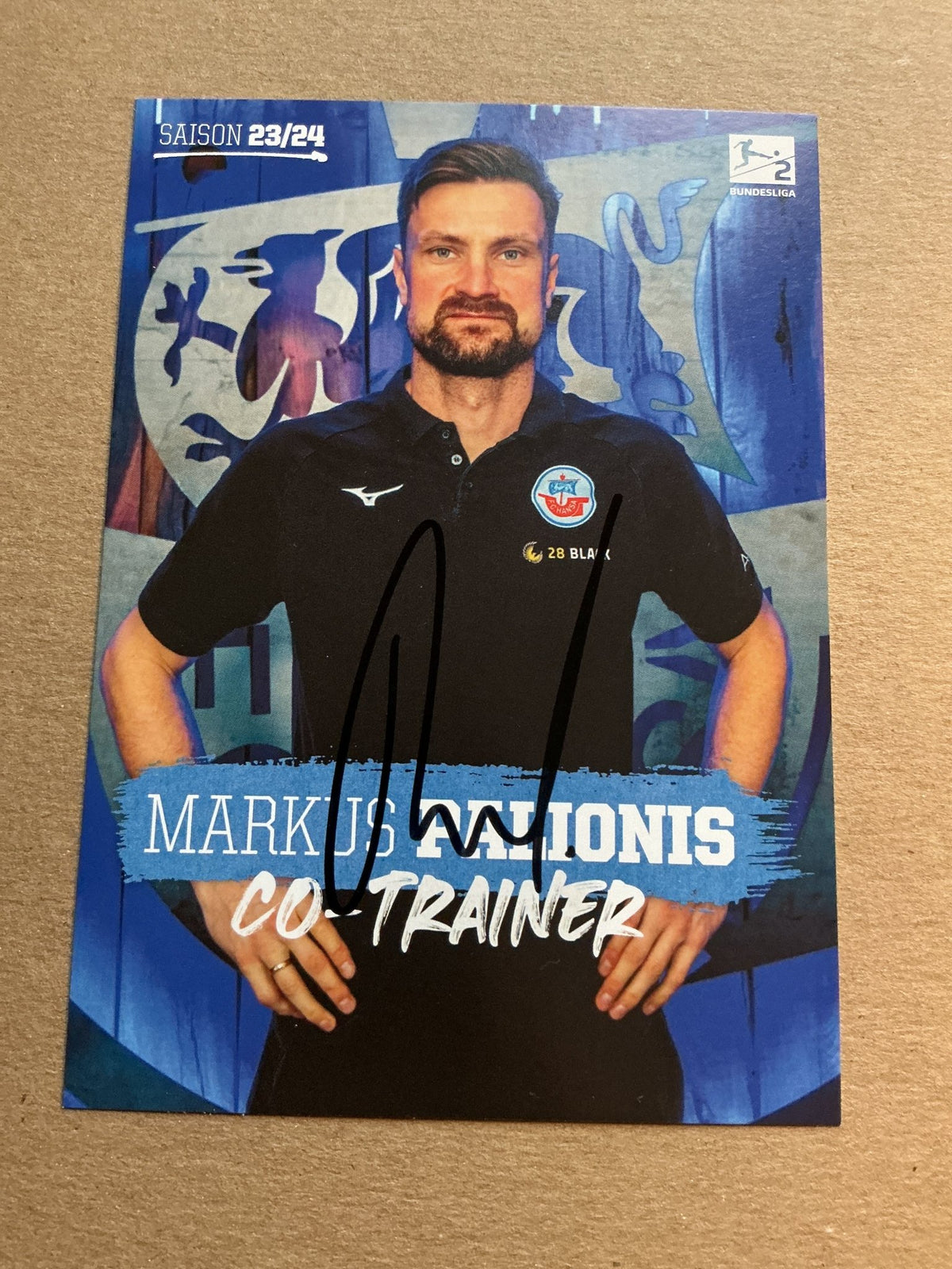 Markus Palionis, Lithuania 🇱🇹 Hansa Rostock 2023/24 hand signed - Autographs-World