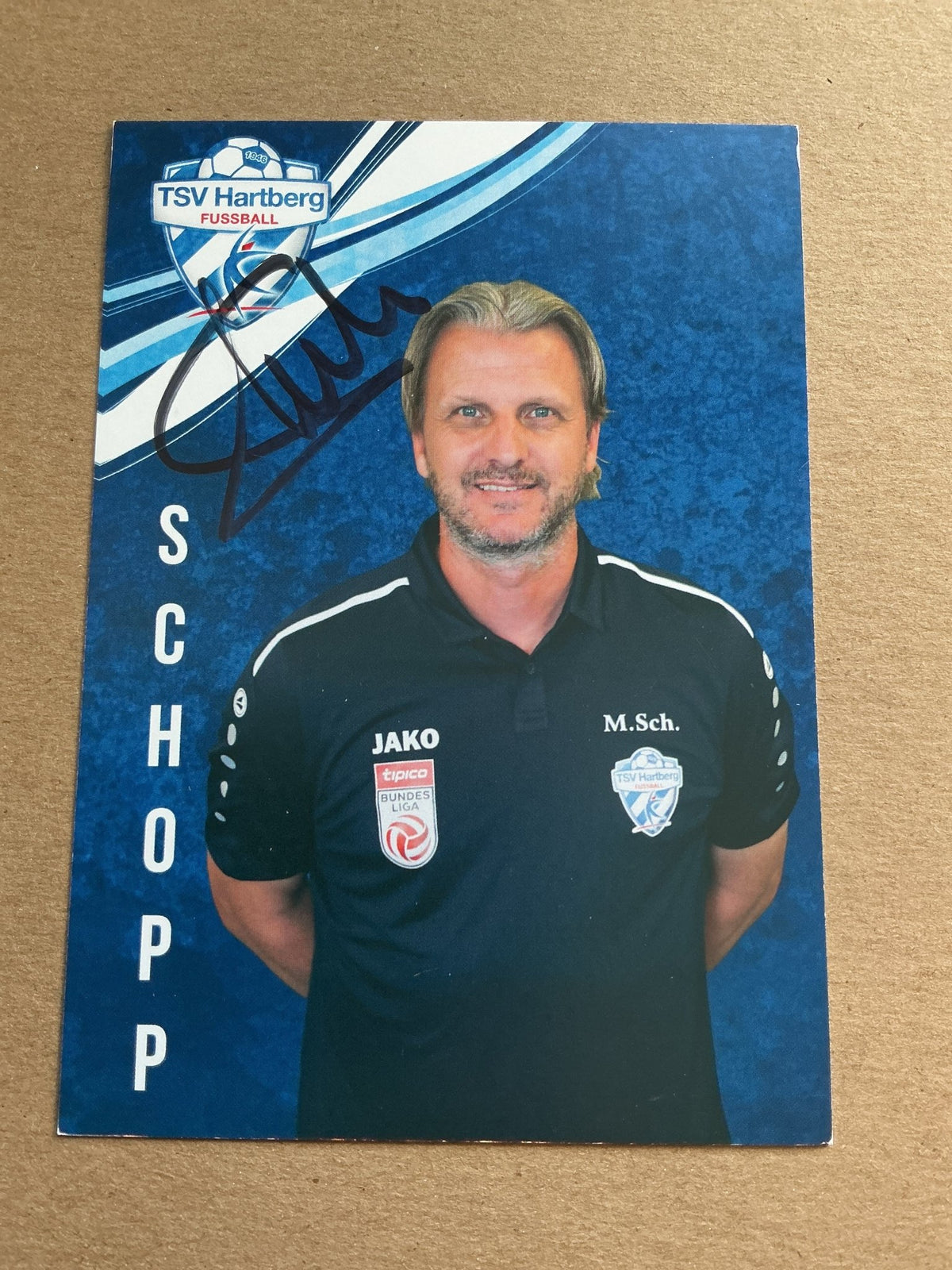 Markus Schopp, Austria 🇦🇹 TSV Hartberg 2020/21 hand signed - Autographs-World