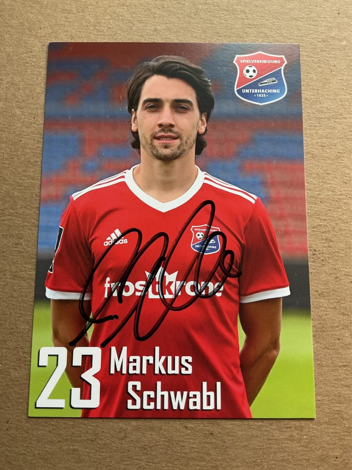 Markus Schwabl, Germany 🇩🇪 SpVgg Unterhaching 2019/20 hand signed - Autographs-World