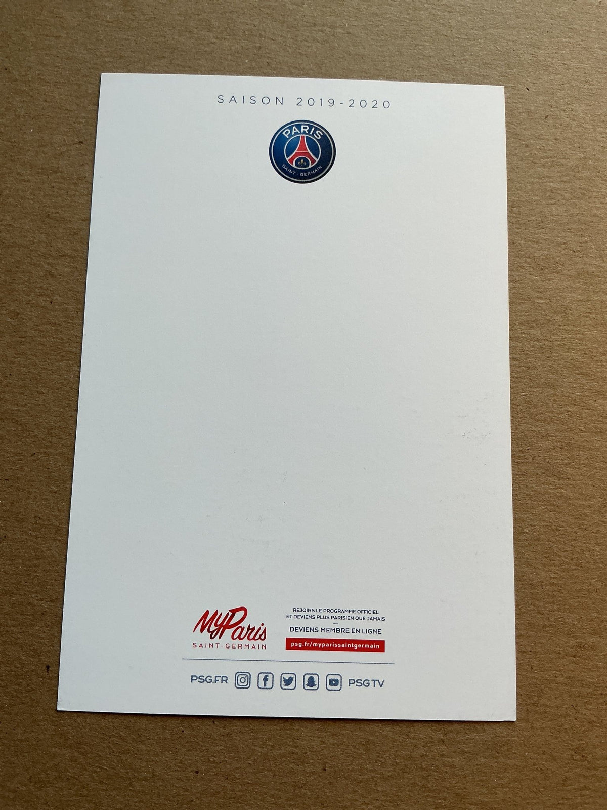 Marquinhos, Brazil 🇧🇷 Paris Saint-Germain 2019/20 hand signed - Autographs-World