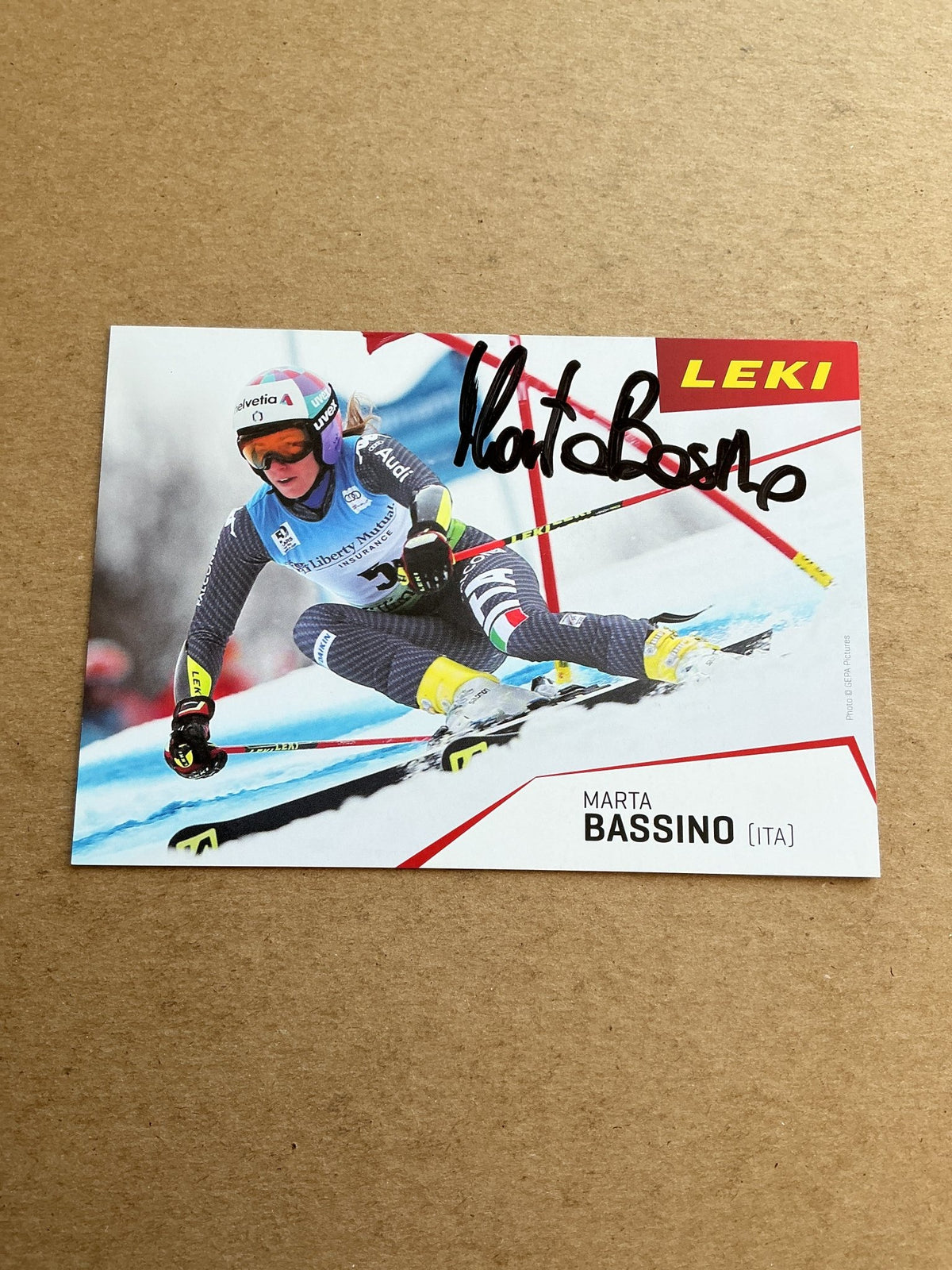 Marta Bassino, Italy 🇮🇹 Alpine Winter 2023/24 hand signed - Autographs-World
