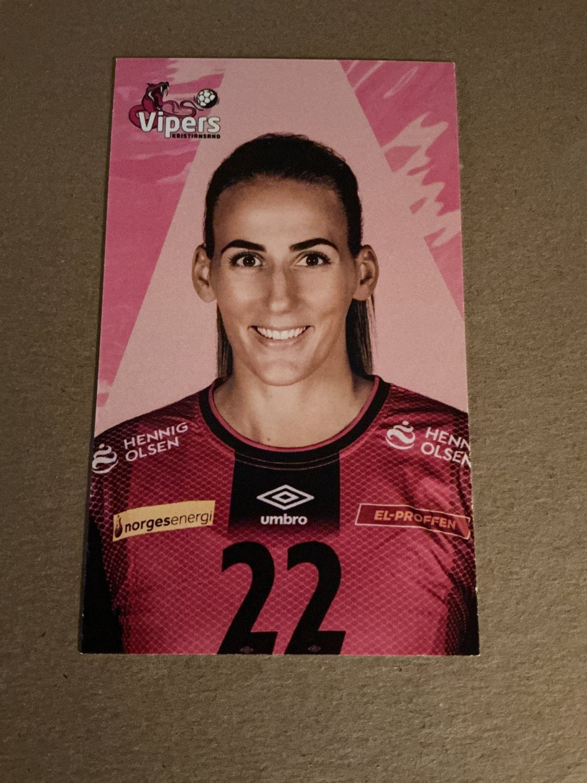 Marta Tomac, Norway 🇳🇴 Handball Vipers 2021/22 hand signed - Autographs-World