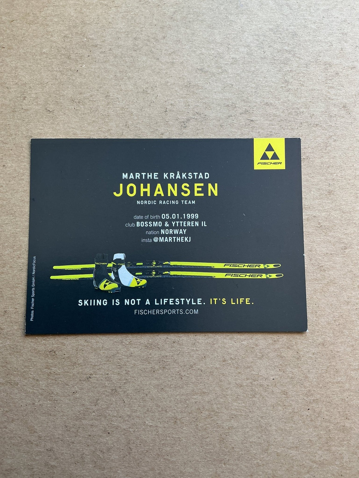 Marthe Kråkstad Johansen, Norway 🇳🇴 Biathlon Winter 2025/26 hand signed - Autographs-World