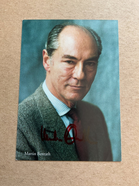 Martin Benrath, Germany 🇩🇪 Actor hand signed - Autographs-World
