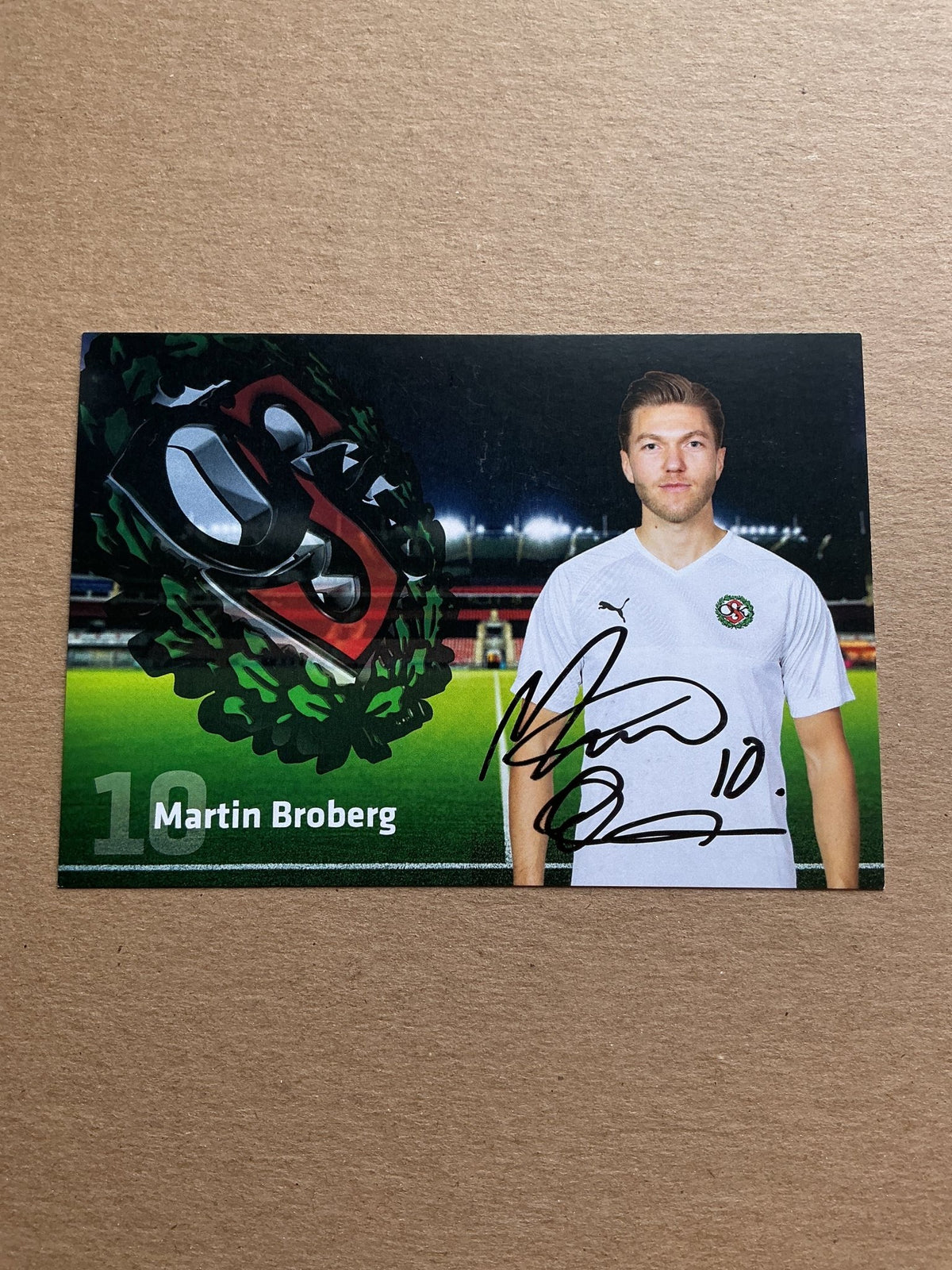 Martin Broberg, Sweden 🇸🇪 Örebro SK 2019/20 hand signed - Autographs-World