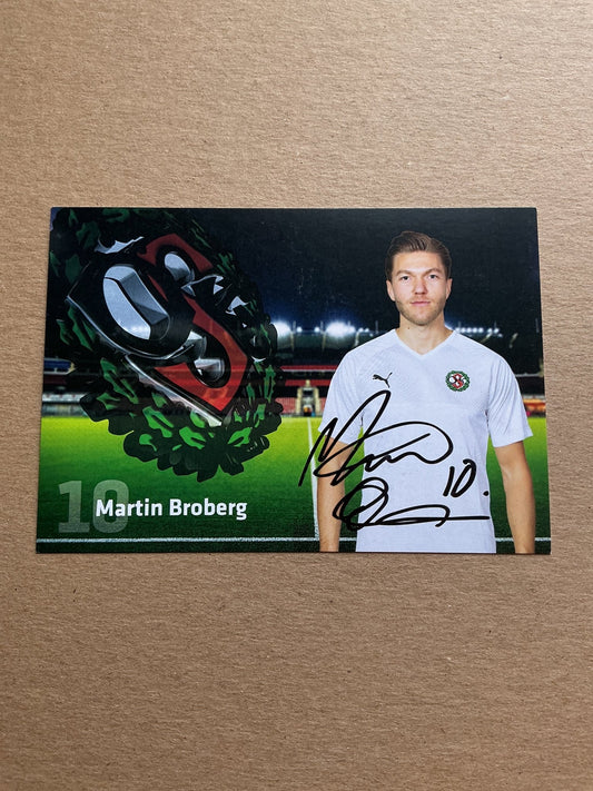 Martin Broberg, Sweden 🇸🇪 Örebro SK 2019/20 hand signed - Autographs-World