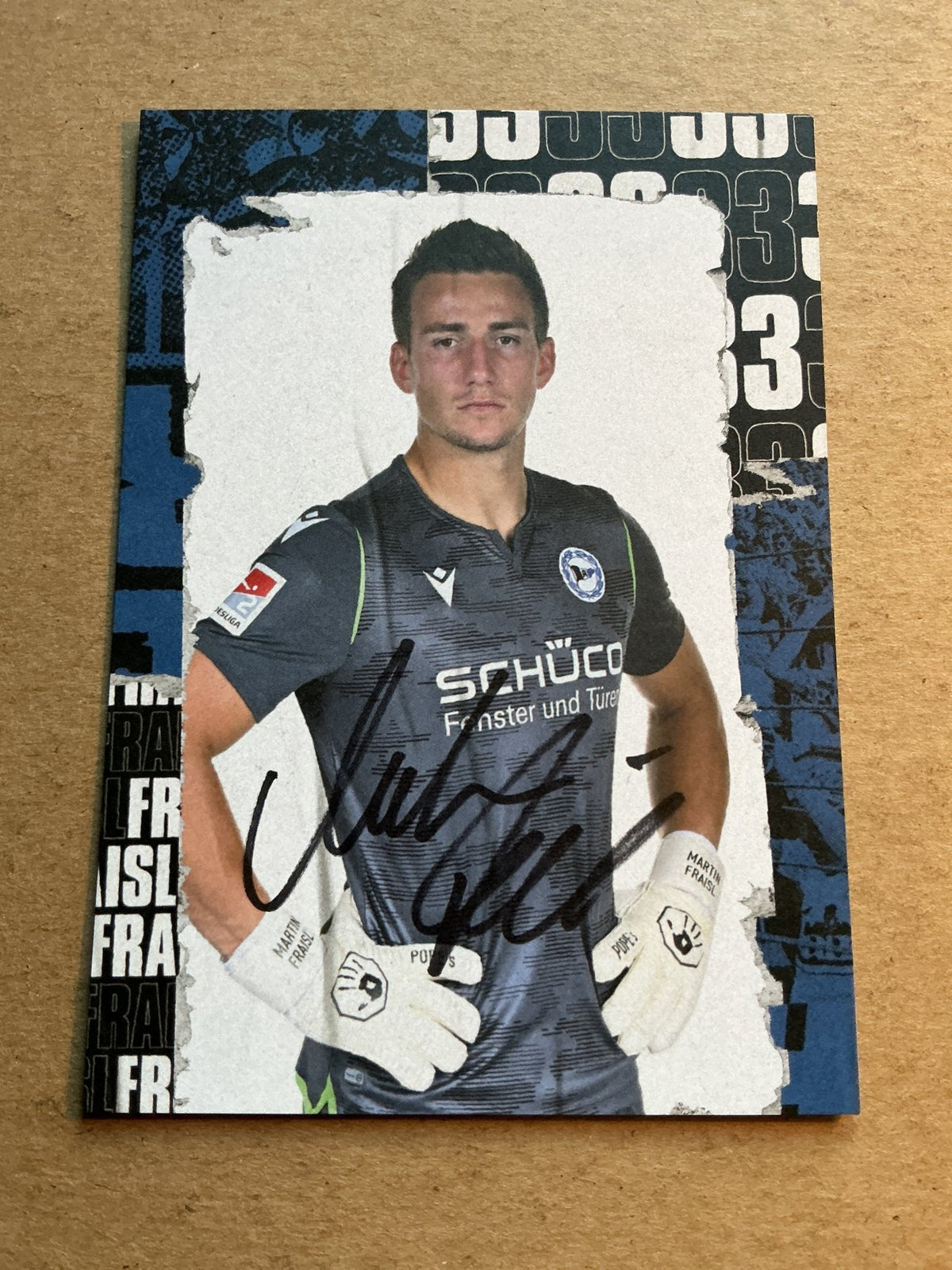 Martin Fraisl, Austria 🇦🇹 Arminia Bielefeld 2022/23 hand signed - Autographs-World
