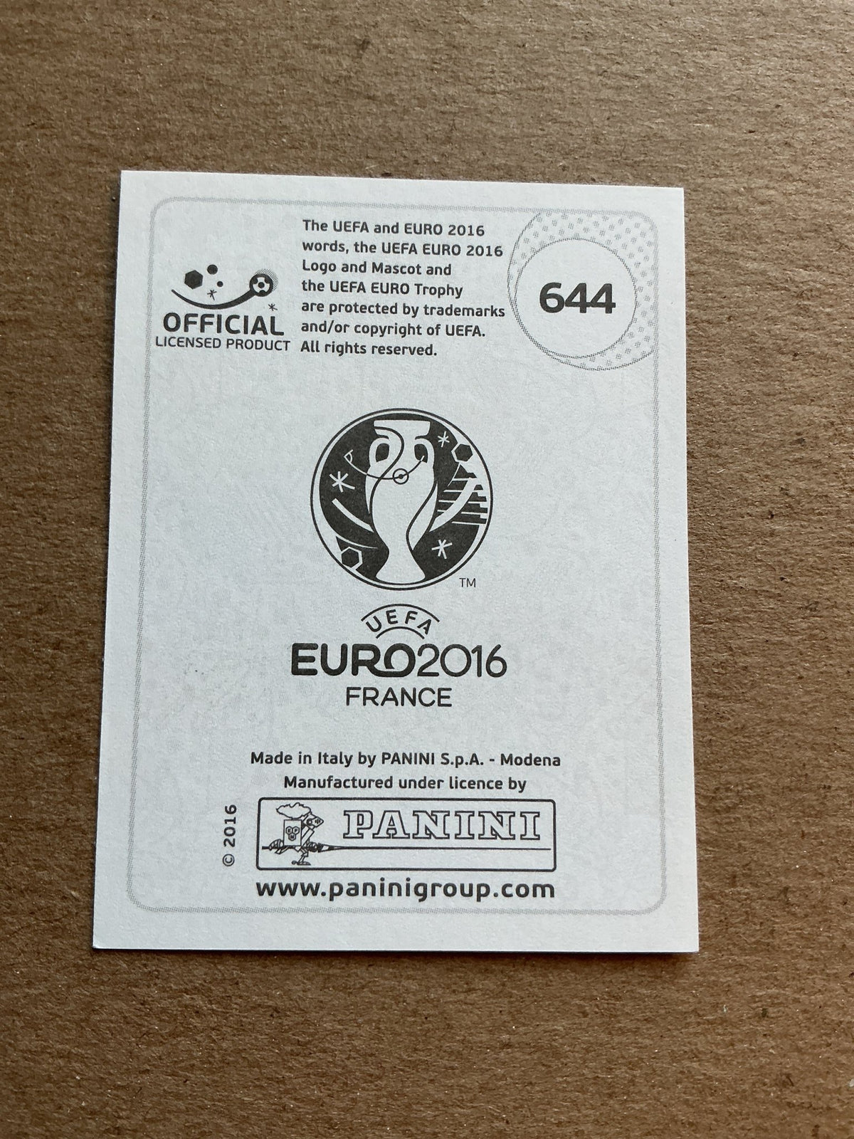 Martin Harnik, Austria 🇦🇹 UEFA Euro 2016 Panini hand signed - Autographs-World