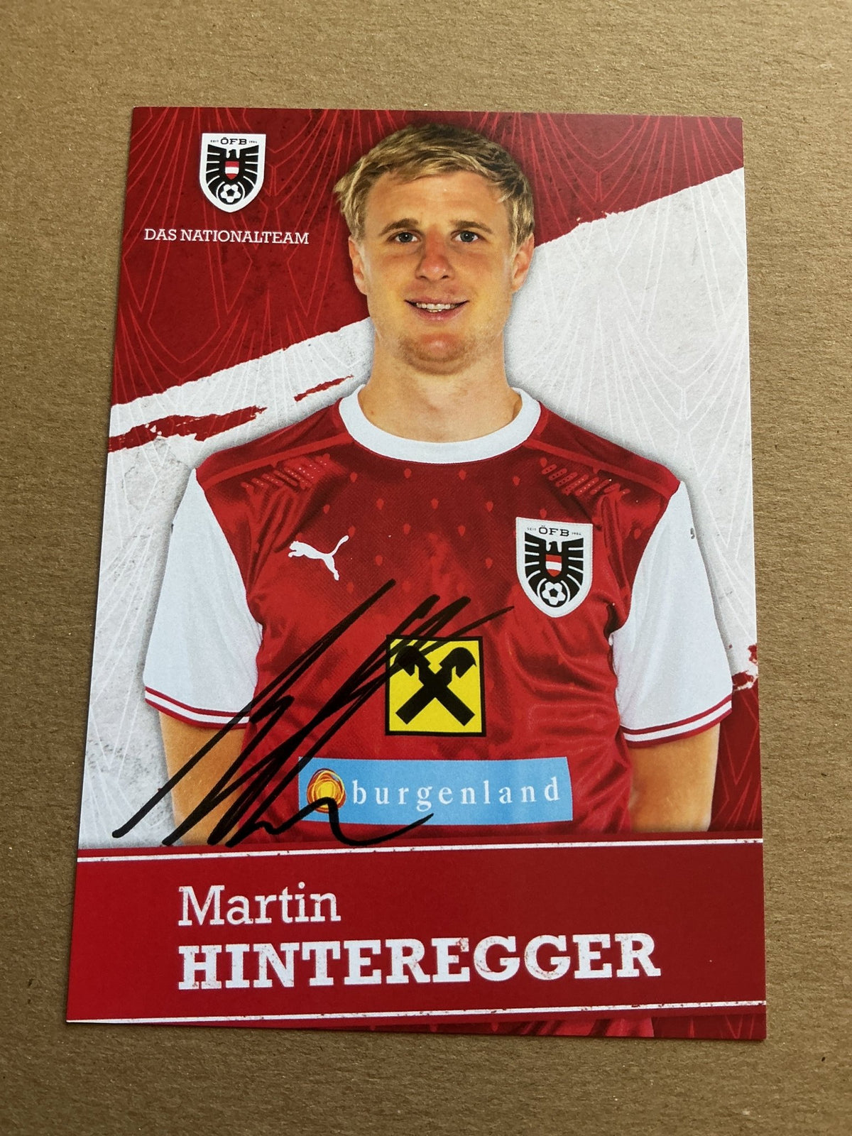 Martin Hinteregger, Austria 🇦🇹 UEFA Euro Cup 2020 hand signed - Autographs-World