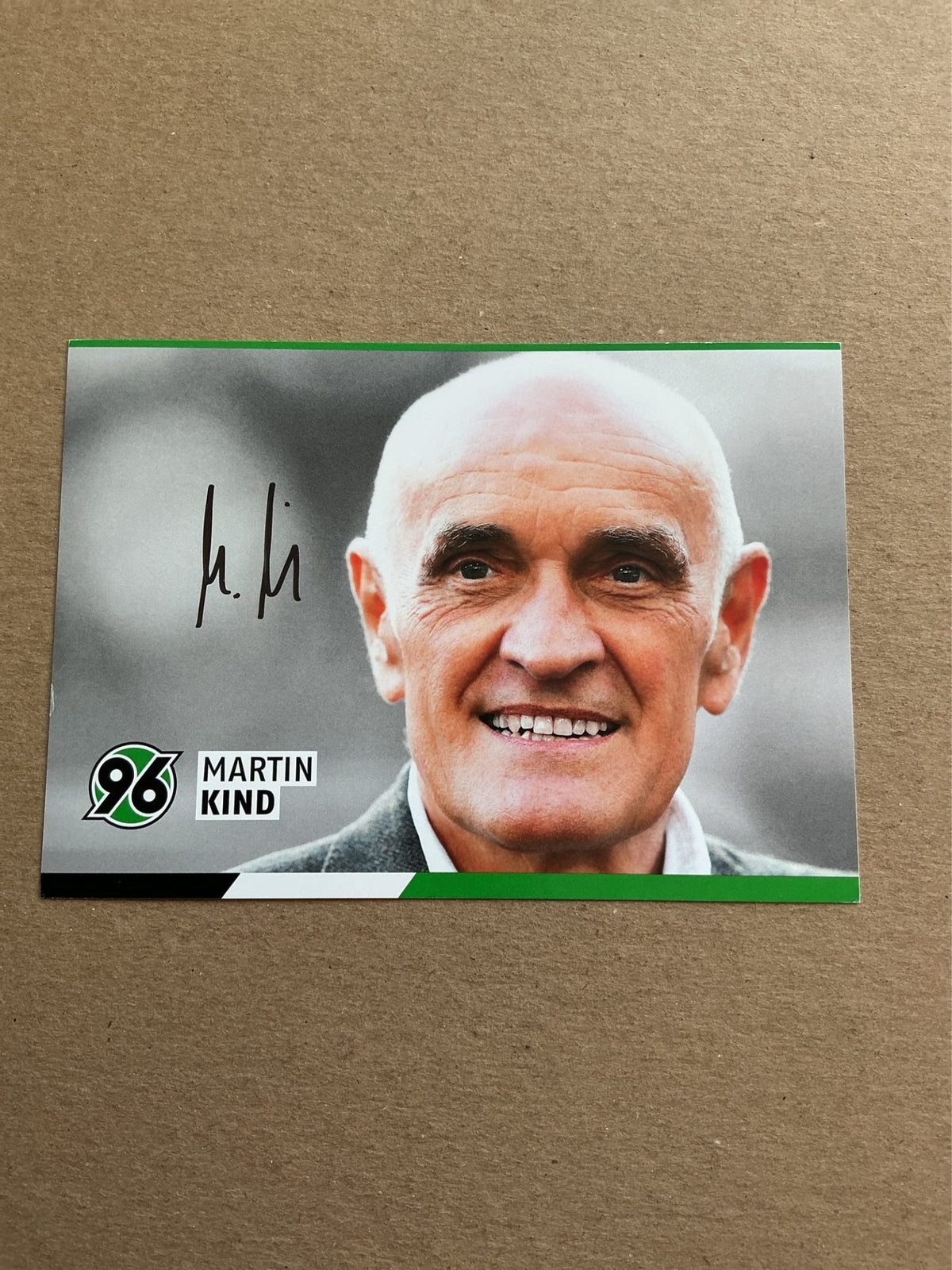 Martin Kind, Germany 🇩🇪 Hannover 96 2017/18 hand signed - Autographs-World