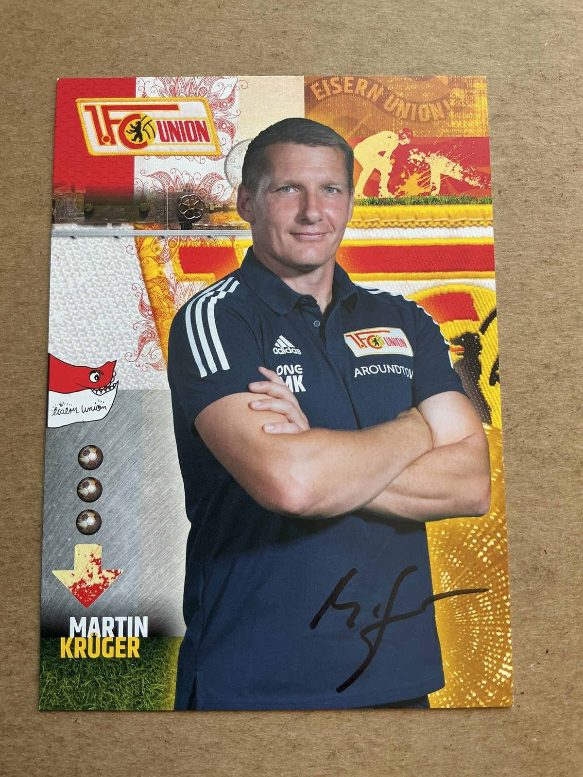 Martin Krüger, Germany 🇩🇪 1.FC Union Berlin 2020/21 hand signed - Autographs-World