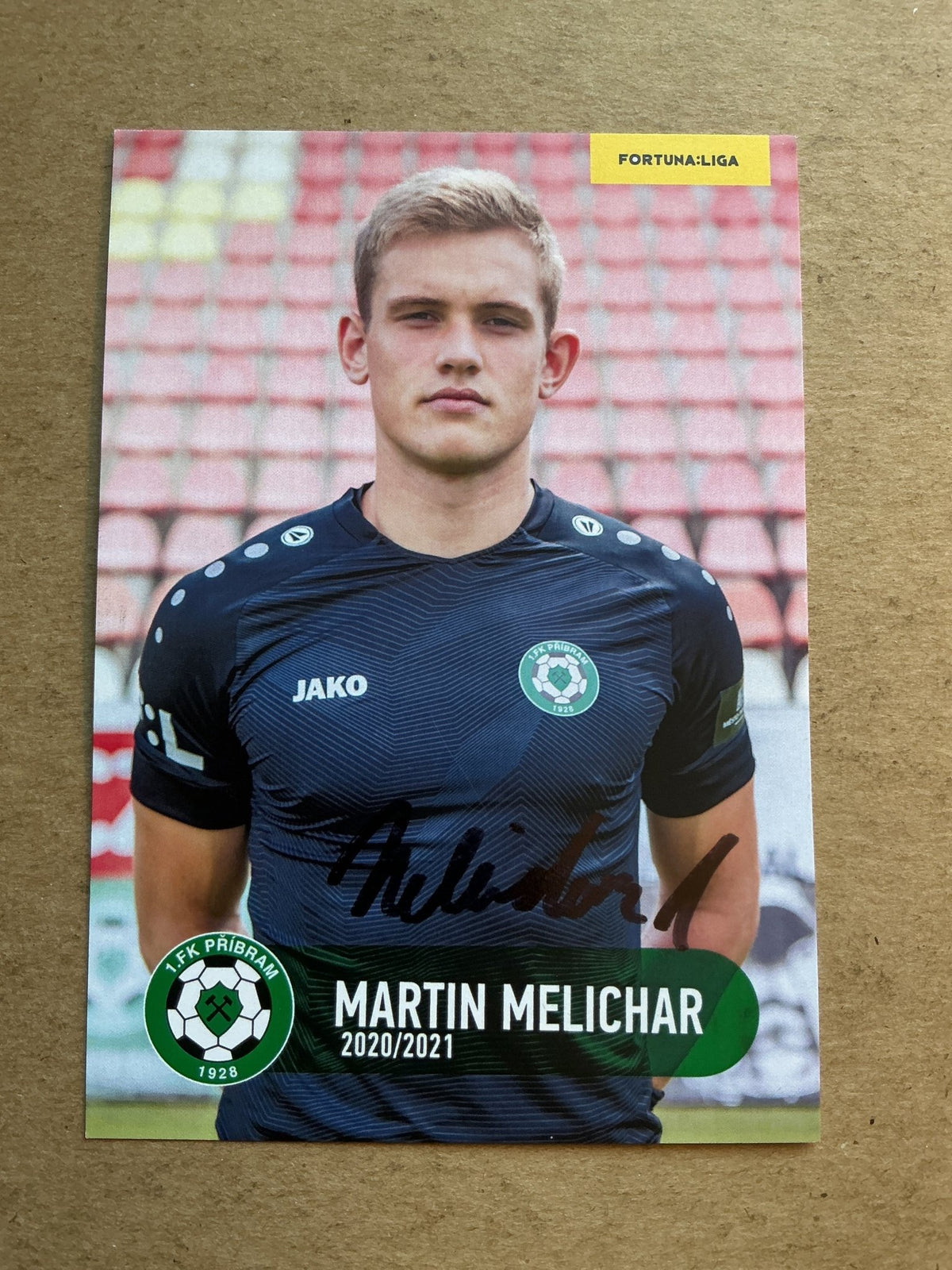 Martin Melichar, Czech Republic 🇨🇿 1.FK Příbram 2020/21 hand signed - Autographs-World