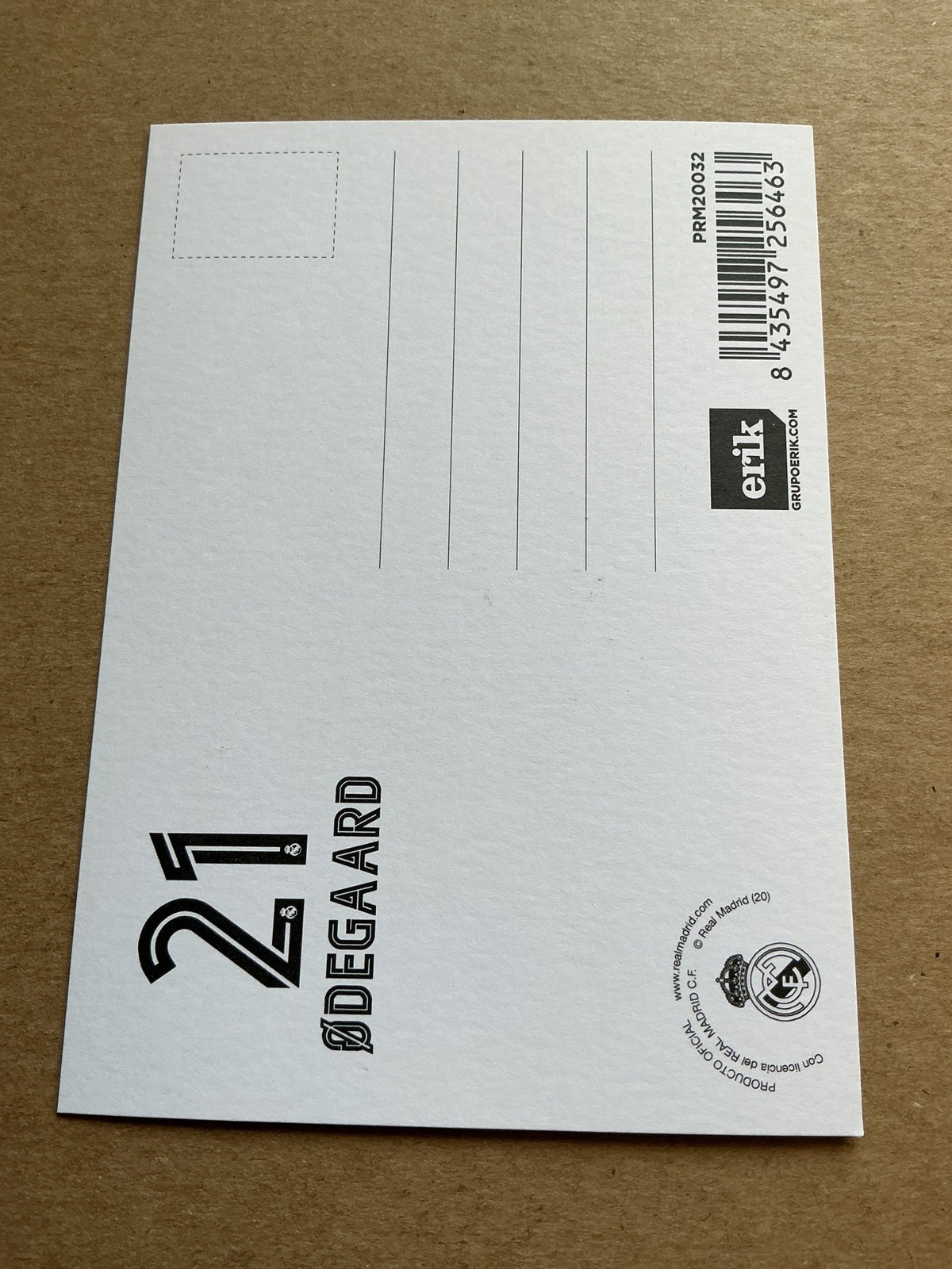 Martin Ødegaard, Norway 🇳🇴 Real Madrid 2020/21 hand signed - Autographs-World