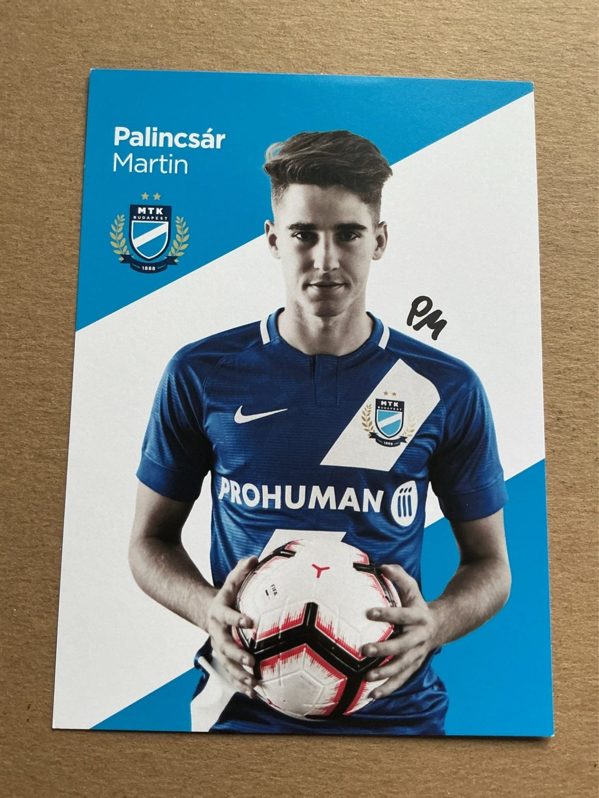 Martin Palincsár, Hungary 🇭🇺 MTK Budapest FC 2019/20 hand signed - Autographs-World