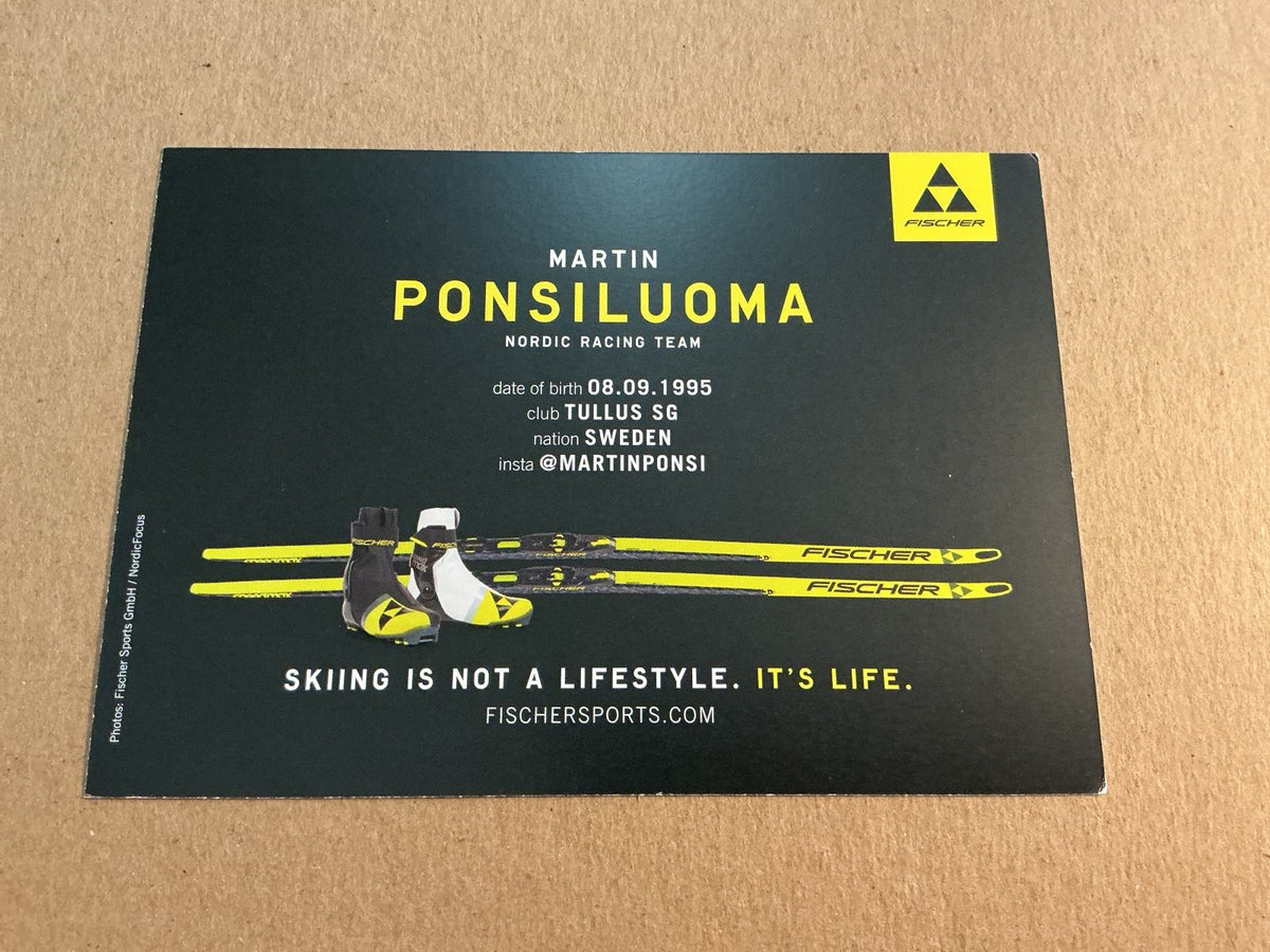 Martin Ponsiluoma, Sweden 🇸🇪 Biathlon Winter 2022/23 hand signed - Autographs-World