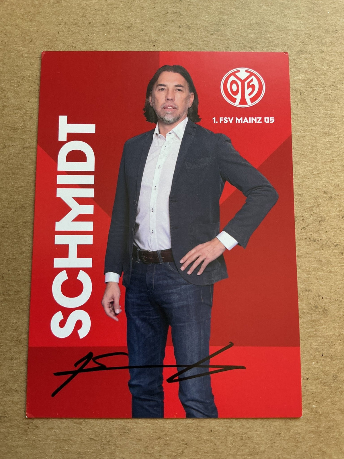 Martin Schmidt, Switzerland 🇨🇭 FSV Mainz 05 2020/21 hand signed - Autographs-World