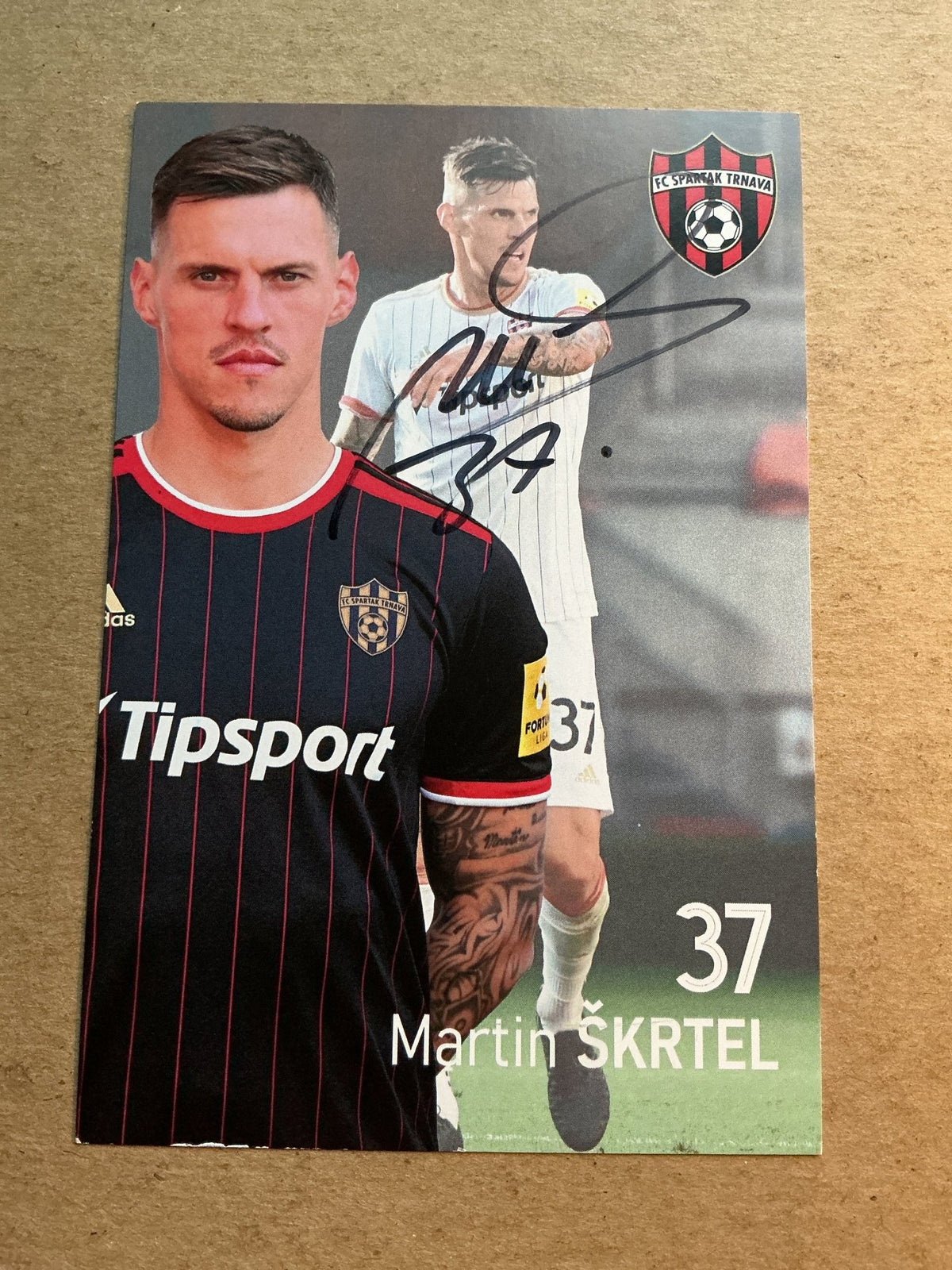 Martin Škrtel, Slovakia 🇸🇰 FC Spartak Trnava 2021/22 hand signed - Autographs-World