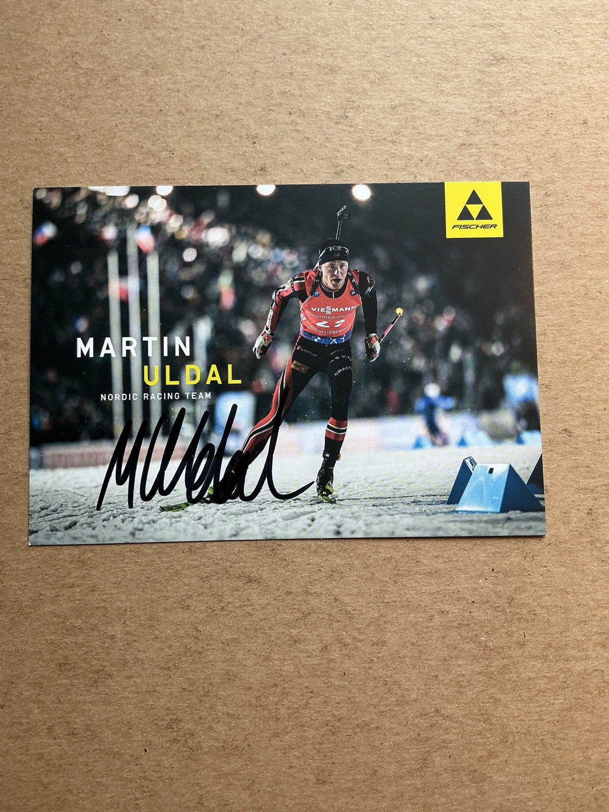 Martin Uldal, Norway 🇳🇴 Biathlon Winter 2025/26 hand signed - Autographs-World