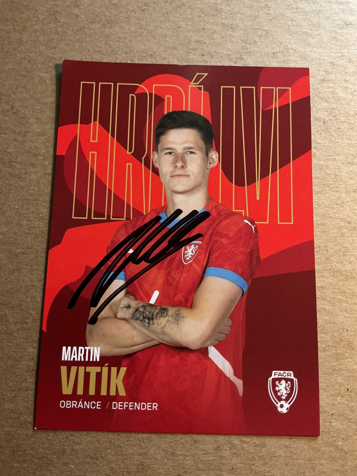 Martin Vitik, Czech Republic 🇨🇿 2023 hand signed - Autographs-World