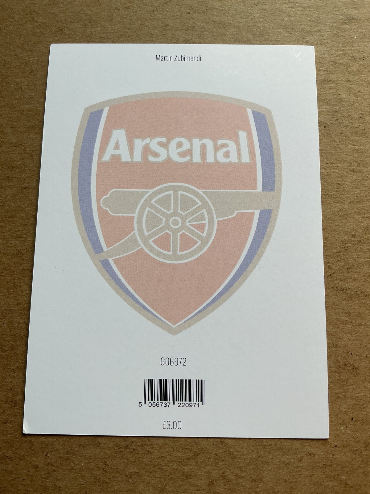 Martín Zubimendi, Spain 🇪🇸 Arsenal FC 2025/26 hand signed - Autographs-World