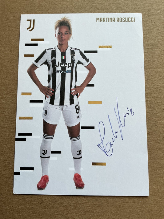 Martina Rosucci, Italy 🇮🇹 Juventus FC 2021/22 hand signed - Autographs-World