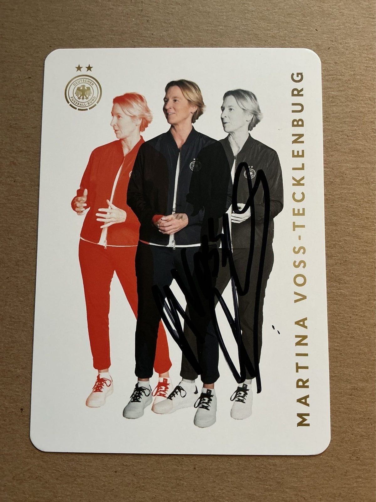Martina Voss-Tecklenburg, Germany 🇩🇪 FIFA World Cup 2023 hand signed - Autographs-World