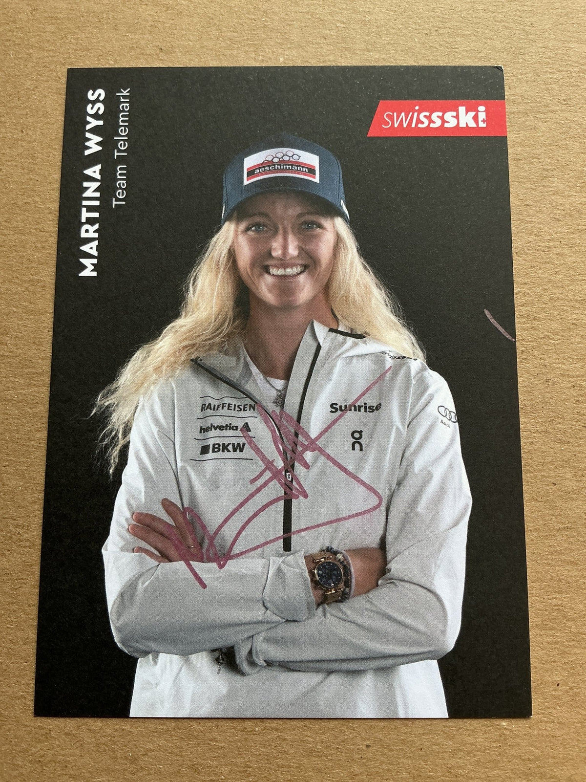 Martina Wyss, Switzerland 🇨🇭 Alpine Winter 2022/23 hand signed - Autographs-World