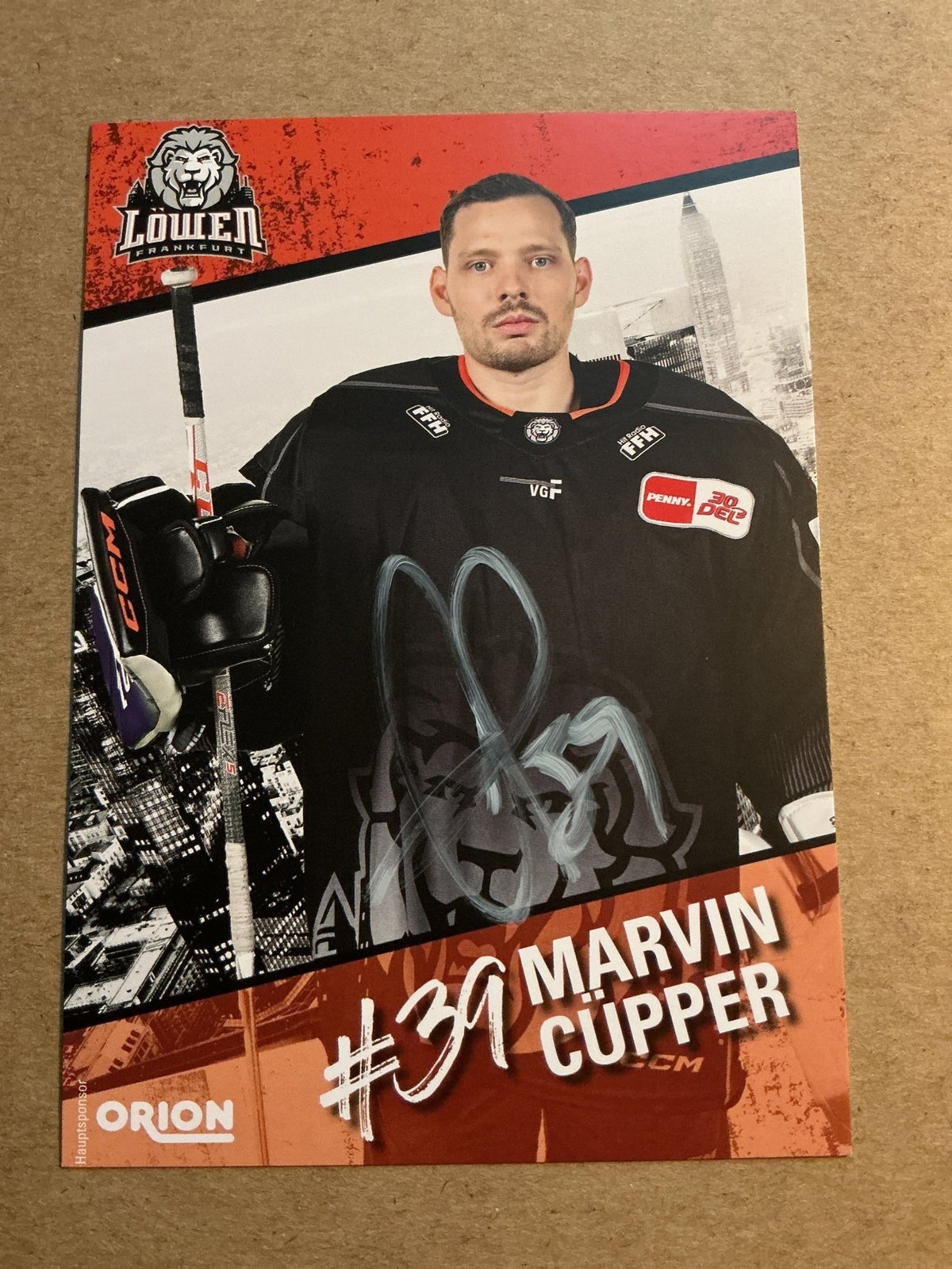 Marvin Cüpper, Germany 🇩🇪 Löwen Frankfurt 2023/24 hand signed - Autographs-World