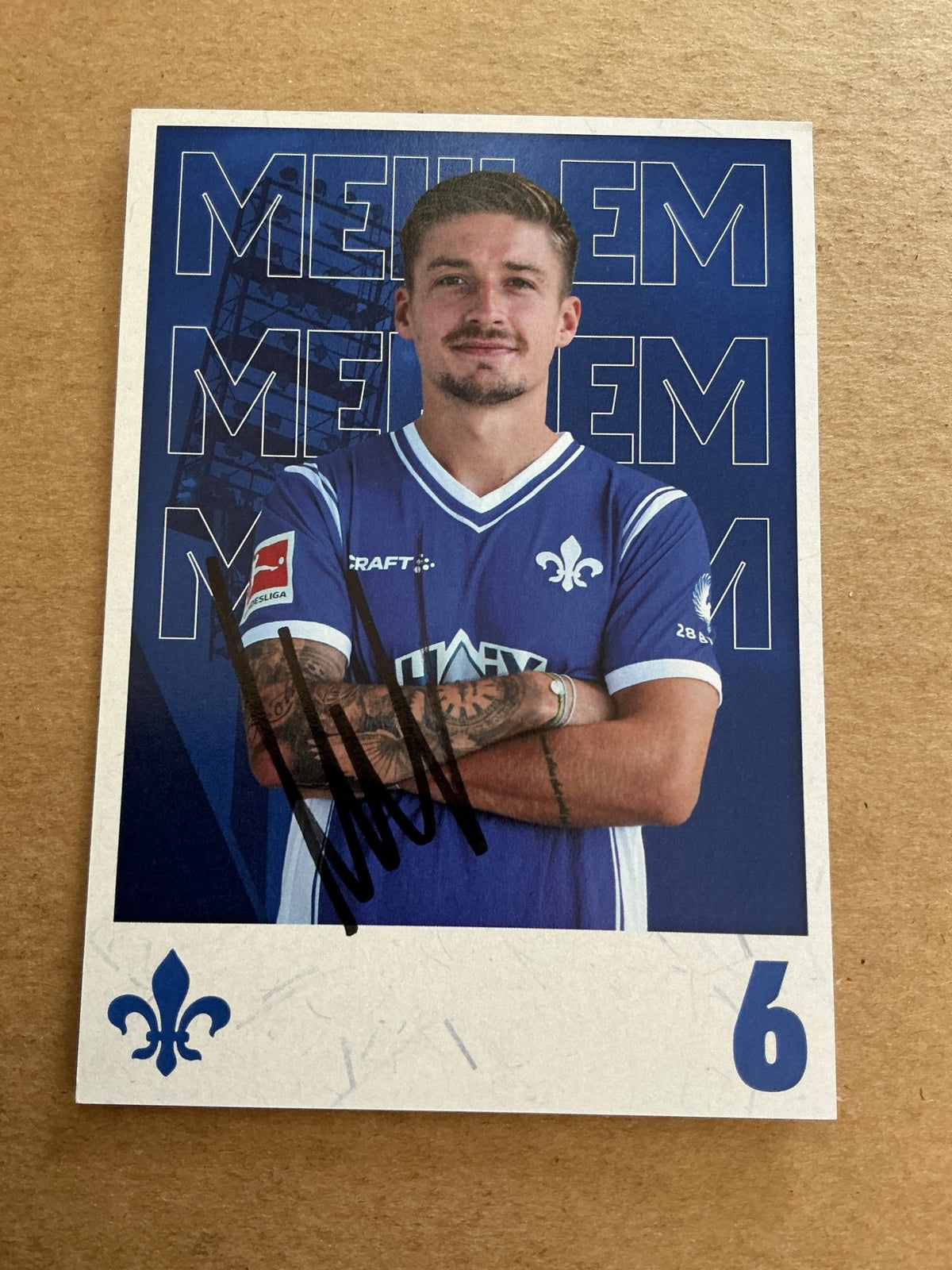 Marvin Mehlem, Germany 🇩🇪 SV Darmstadt 98 2023/24 hand signed - Autographs-World
