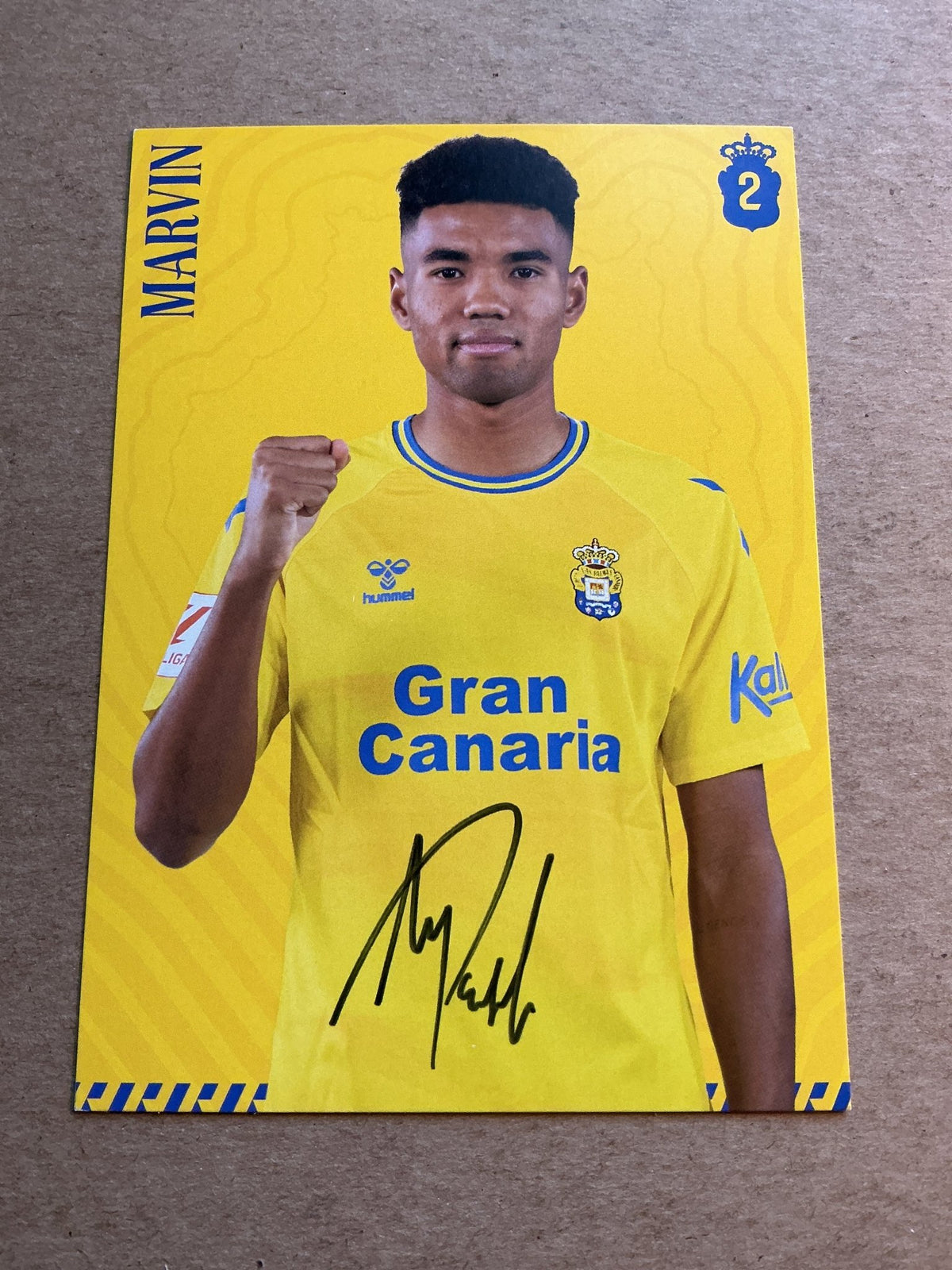 Marvin Park, Spain 🇪🇸 UD Las Palmas 2023/24 hand signed - Autographs-World