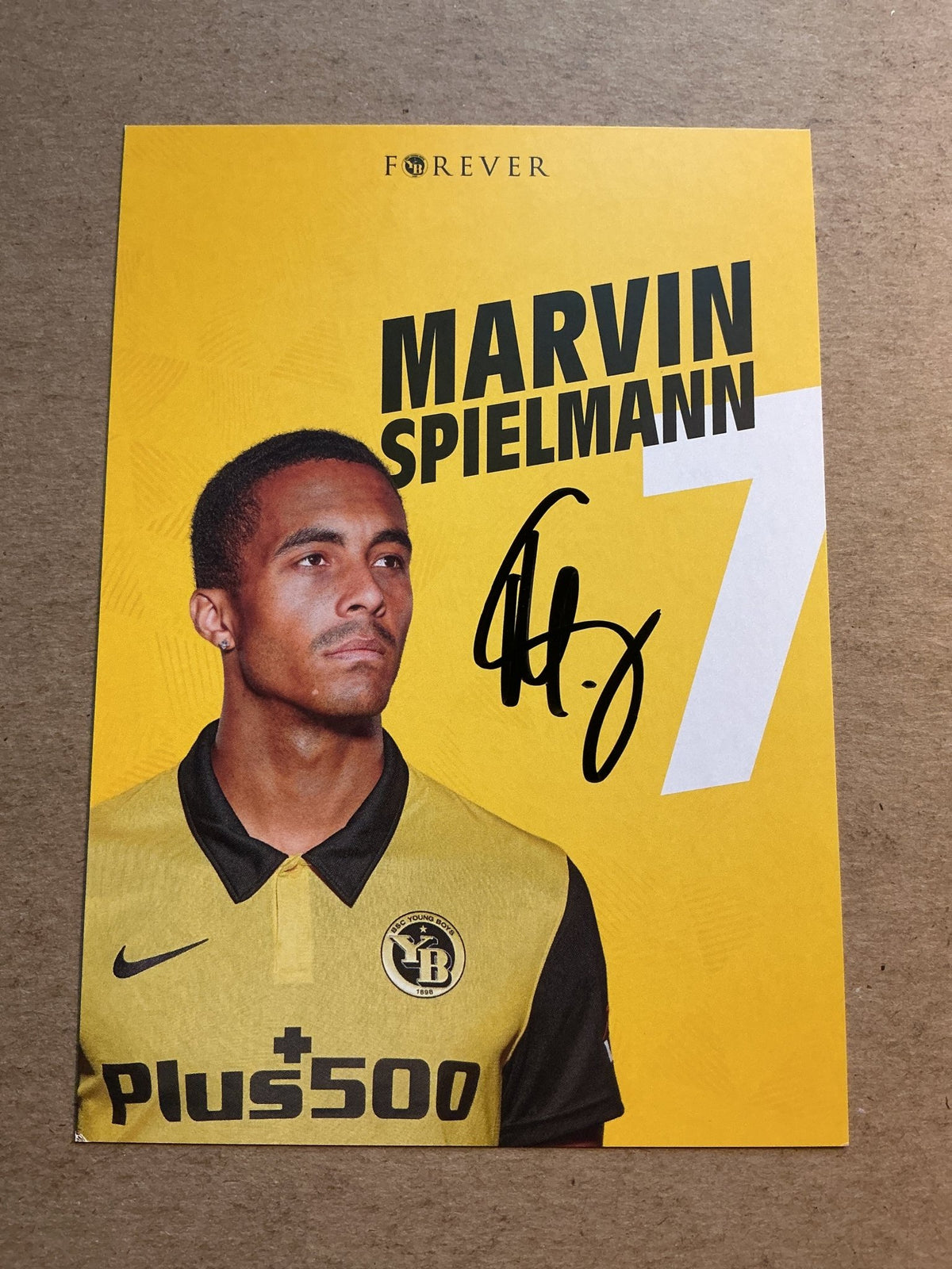 Marvin Spielmann, Switzerland 🇨🇭 BSC Young Boys 2020/21 hand signed - Autographs-World