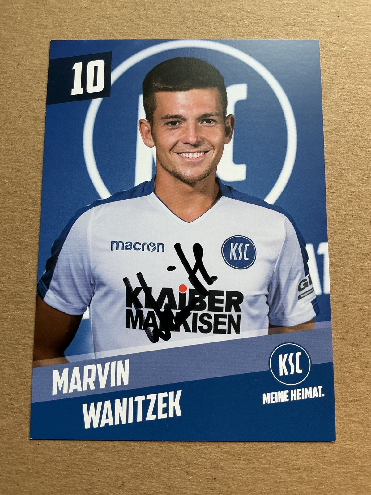 Marvin Wanitzek, Germany 🇩🇪 Karlsruher SC 2019/20 hand signed - Autographs-World
