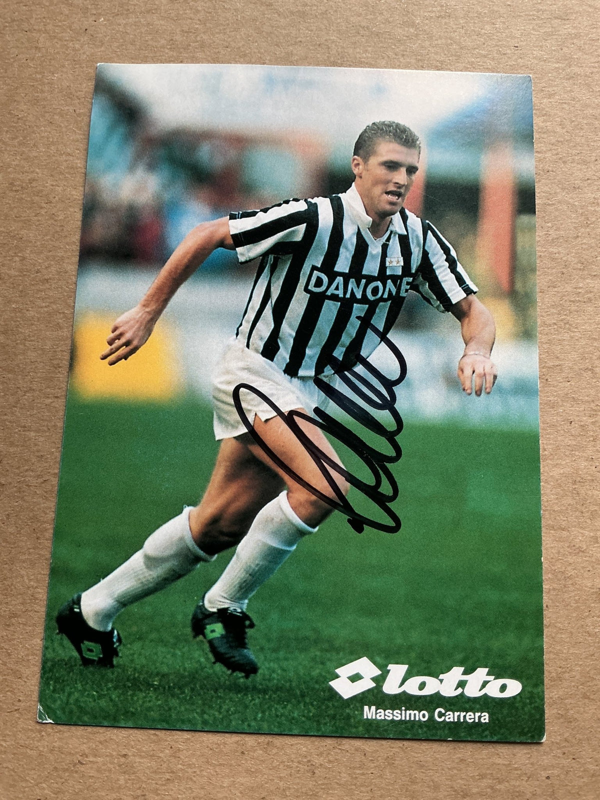 Massimo Carrera, Italy 🇮🇹 Juventus FC 1992/93 hand signed - Autographs-World