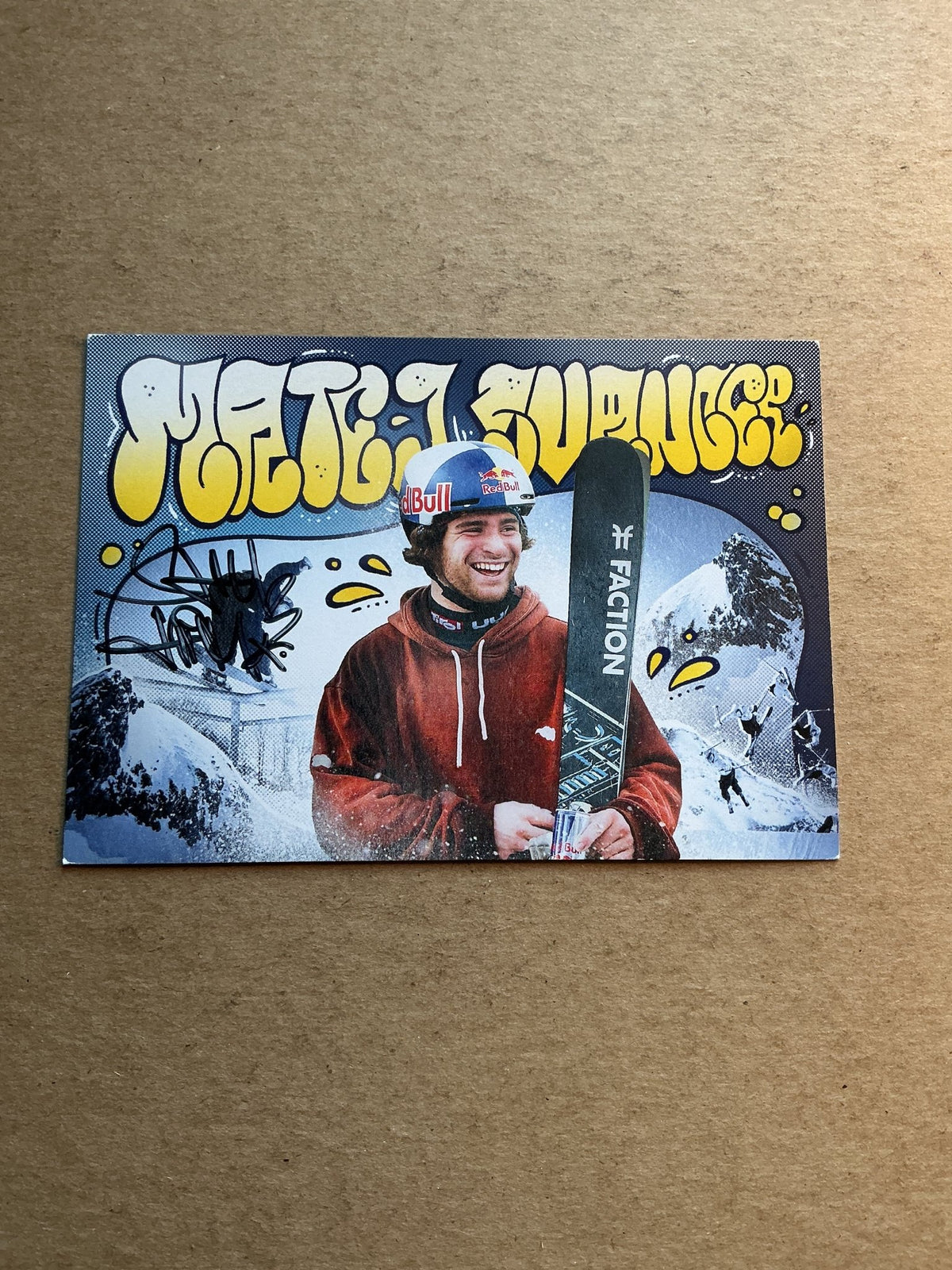 Matěj Švancer, Austria 🇦🇹 Freestyle 2025/26 hand signed - Autographs-World