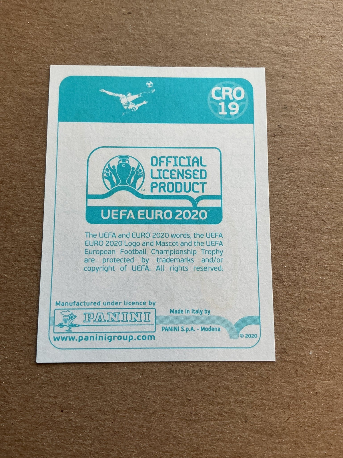 Mateo Kovačić, Croatia 🇭🇷 UEFA Euro 2020 Panini hand signed - Autographs-World