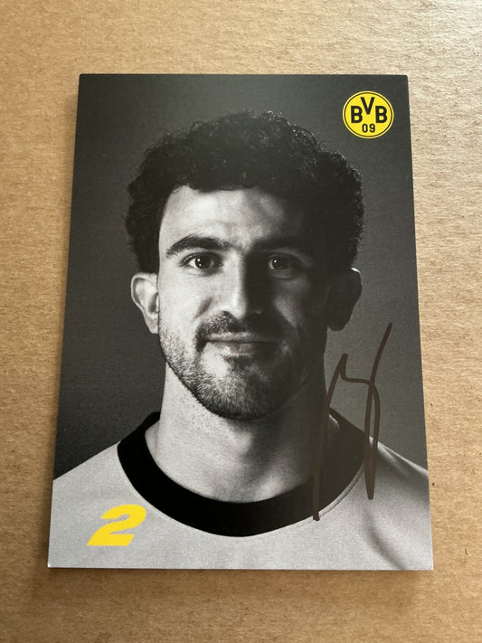 Mateu Morey Bauza, Spain 🇪🇸 Borussia Dortmund 2023/24 hand signed - Autographs-World
