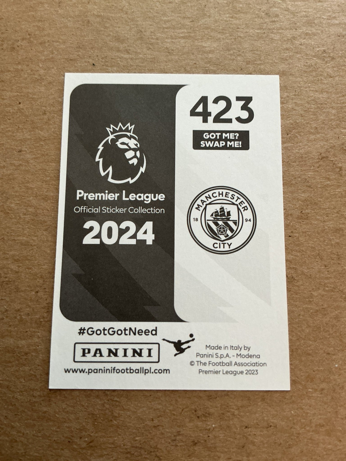 Matheus Nunes, Portugal 🇵🇹 Manchester City 2024 Panini hand signed - Autographs-World