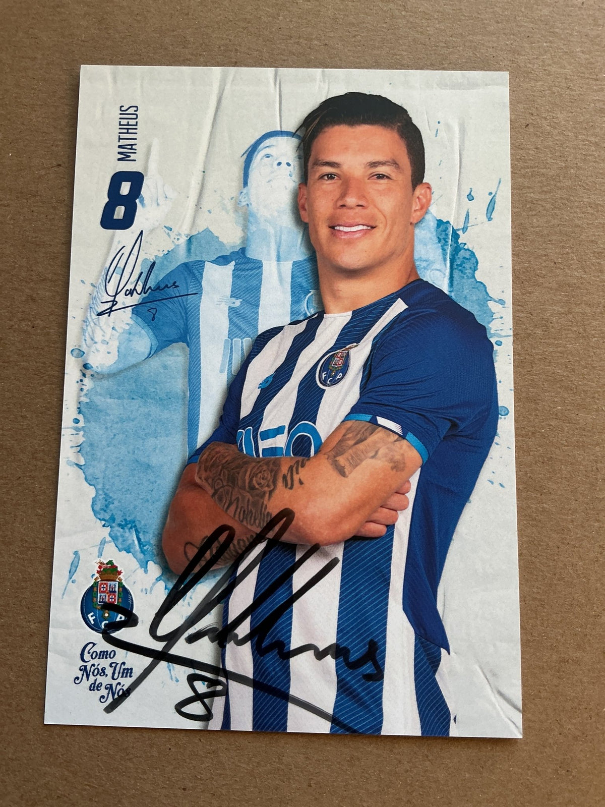 Matheus Uribe, Colombia 🇨🇴 FC Porto 2021/22 hand signed - Autographs-World