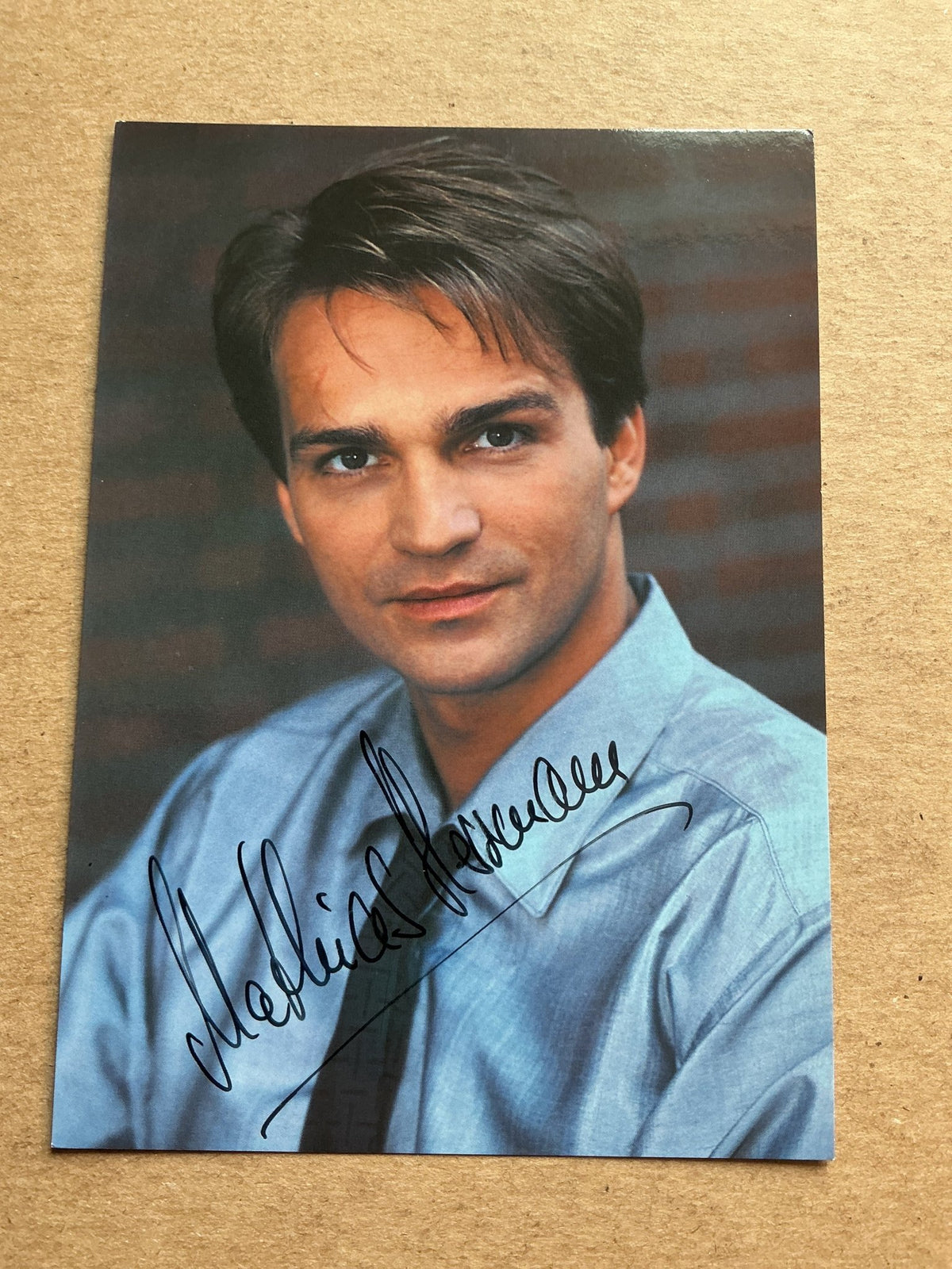 Mathias Herrmann, Germany 🇩🇪 Actor 2025 hand signed - Autographs-World