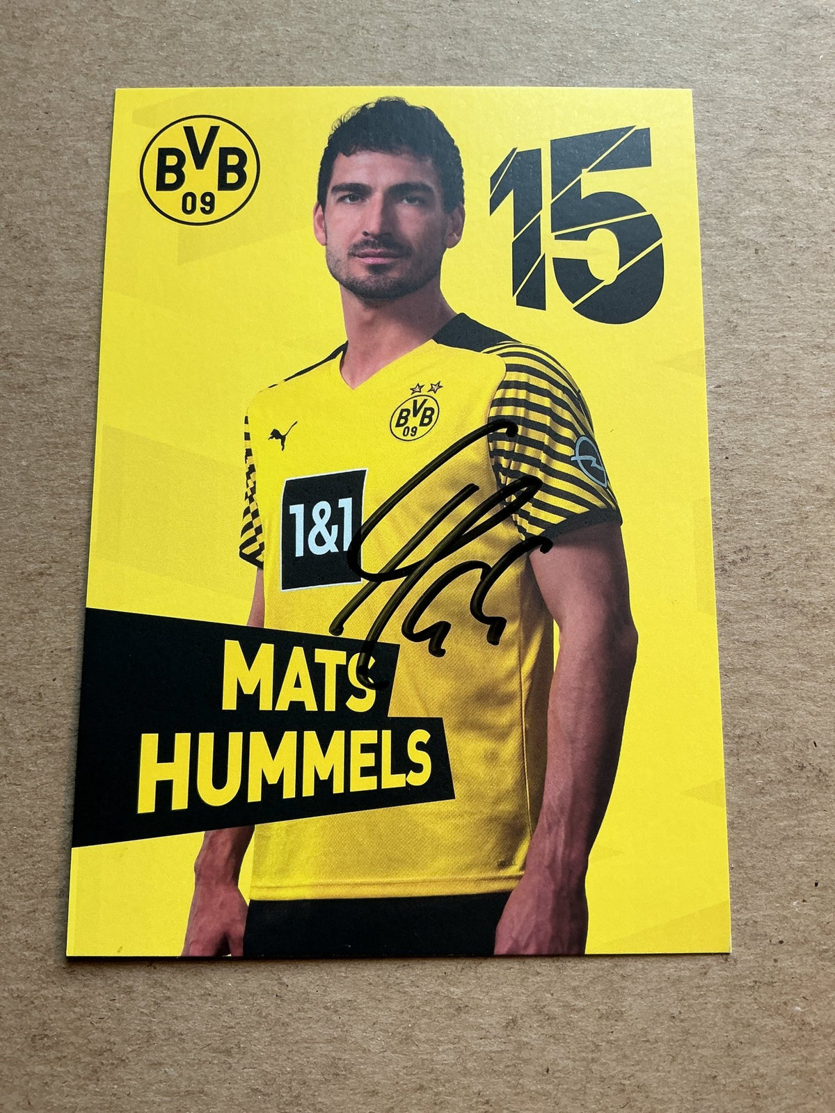 Mats Hummels, Germany 🇩🇪 Borussia Dortmund 2021/22 hand signed - Autographs-World