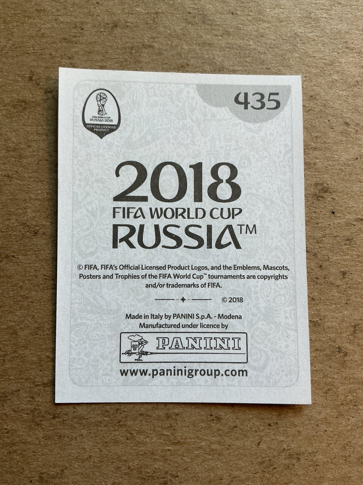 Mats Hummels, Germany 🇩🇪 FIFA World Cup 2018 Panini hand signed - Autographs-World