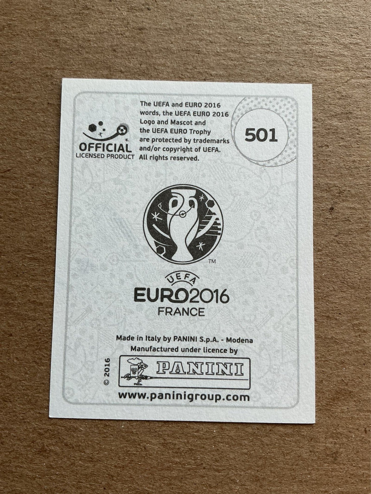 Matteo Darmian, Italy 🇮🇹 UEFA Euro 2016 Panini hand signed - Autographs-World