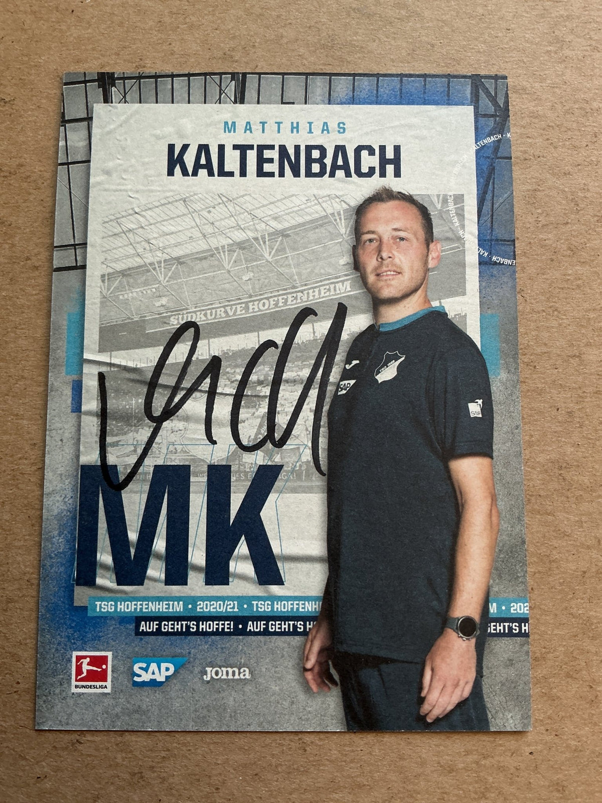 Matthias Kaltenbach, Germany 🇩🇪 TSG 1899 Hoffenheim 2020/21 hand signed - Autographs-World