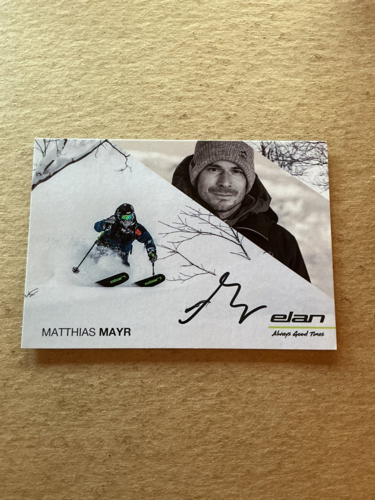Matthias Mayr, Austria 🇦🇹 Freeride 2023/24 hand signed - Autographs-World