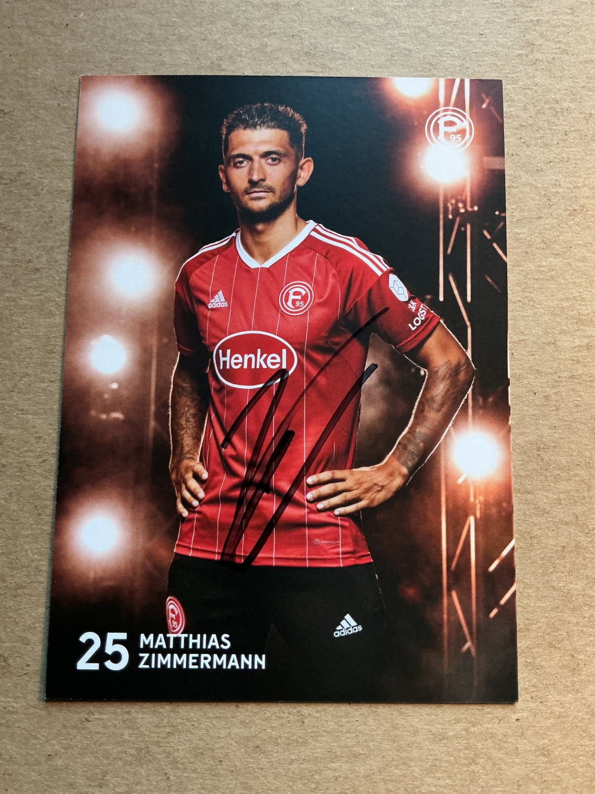 Matthias Zimmermann, Germany 🇩🇪 Fortuna Düsseldorf 2022/23 hand signed - Autographs-World