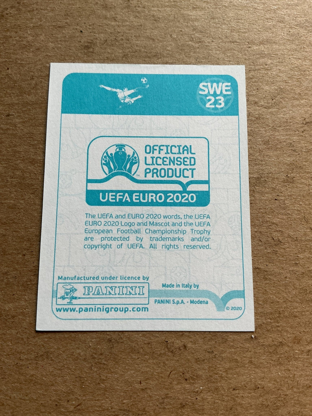 Mattias Svanberg, Sweden 🇸🇪 UEFA Euro 2020 Panini hand signed - Autographs-World