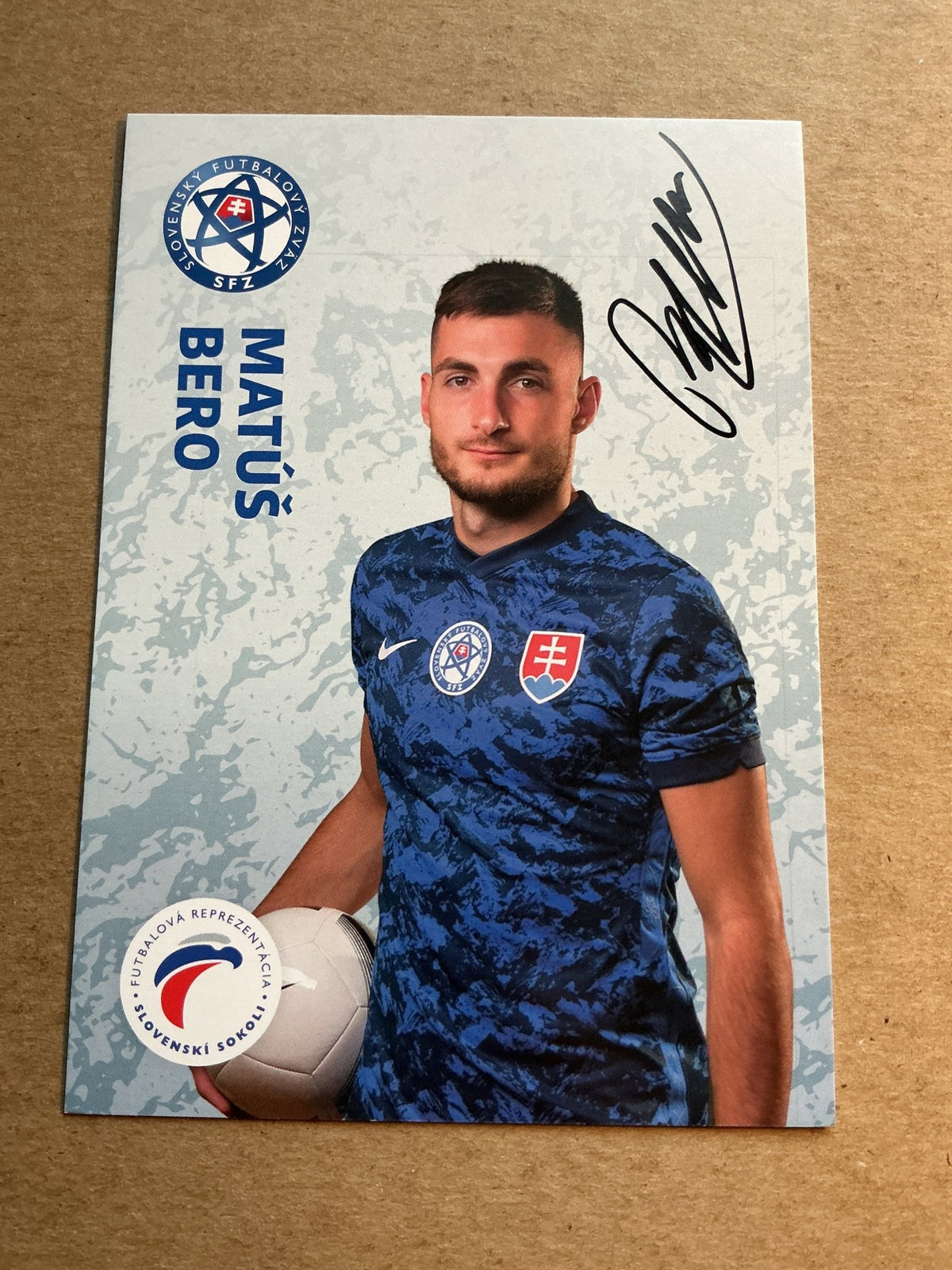 Matus Bero, Slovakia 🇸🇰 UEFA Euro Cup 2020 hand signed - Autographs-World
