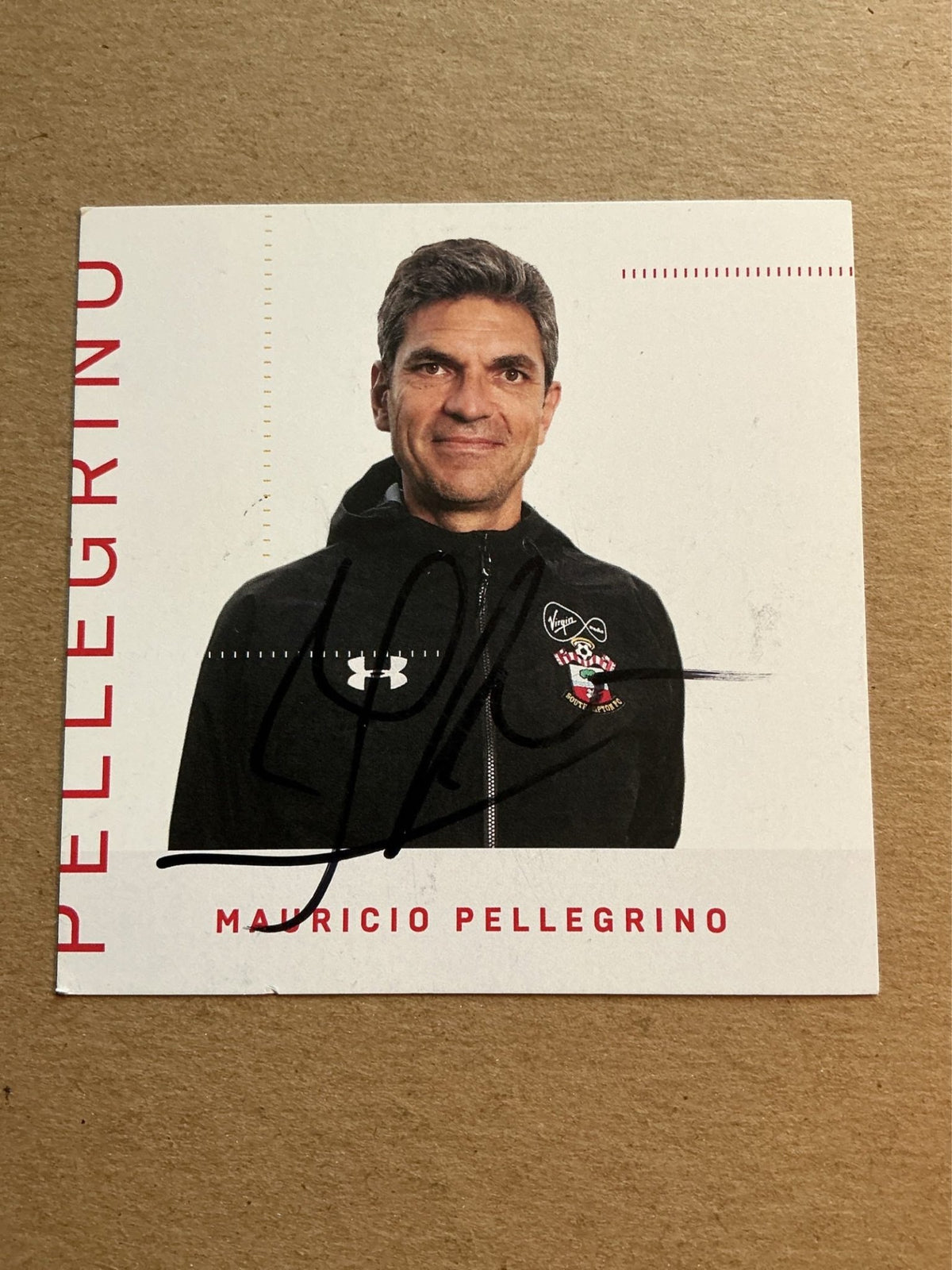 Mauricio Pellegrino, Argentina 🇦🇷 Southampton FC 2017/18 hand signed - Autographs-World