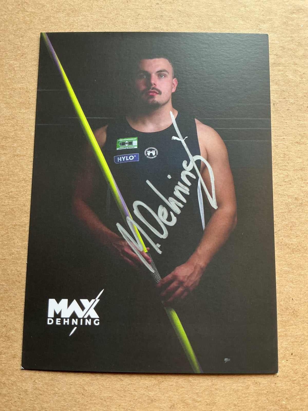 Max Dehning, Germany 🇩🇪 Athletics Sports 2025 hand signed - Autographs-World