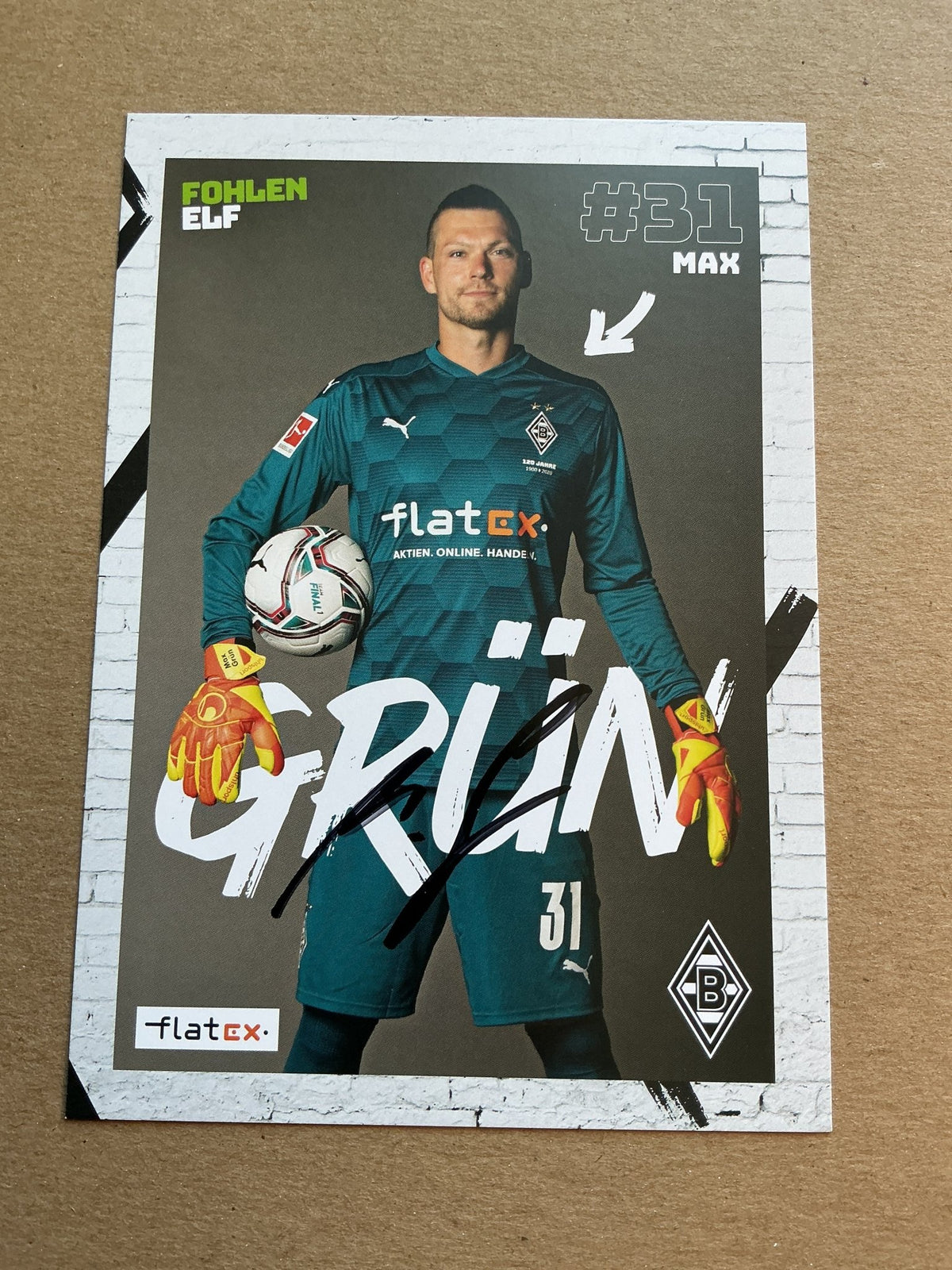 Max Grün, Germany 🇩🇪 Borussia Mönchengladbach 2020/21 hand signed - Autographs-World